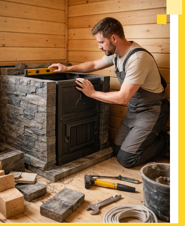 Производство и установка печей для саун под ключ в Красноярске