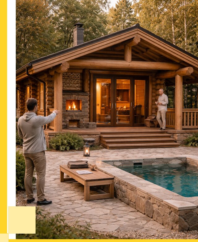 Проекты бань и хамам в Красноярске от 25400 р. | ЭриданКрс