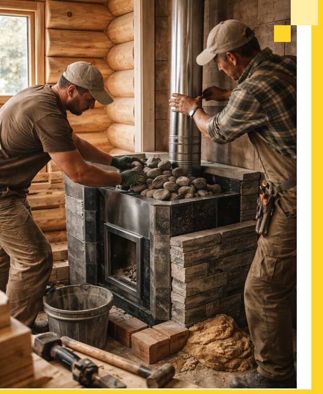 Строительство и отделка русских бань под ключ в Красноярске