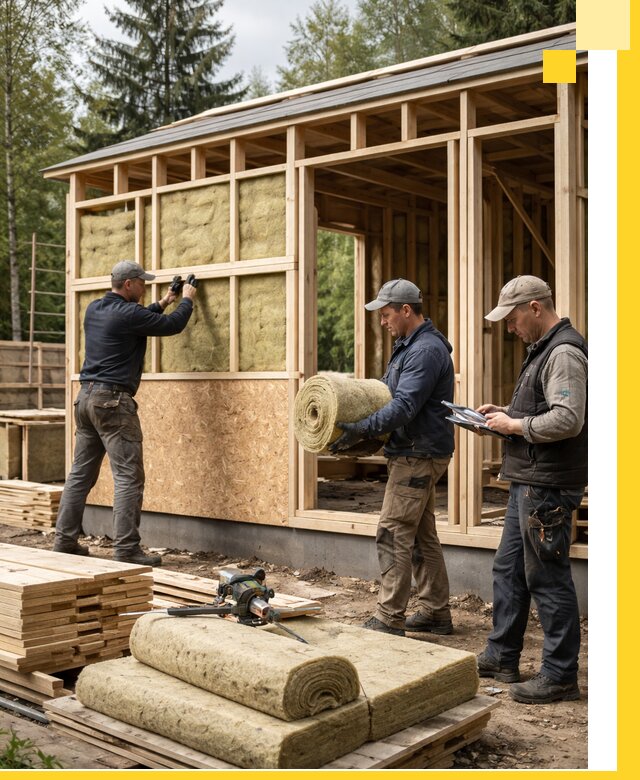 Проектирование и строительство каркасных бань в Красноярске под ключ