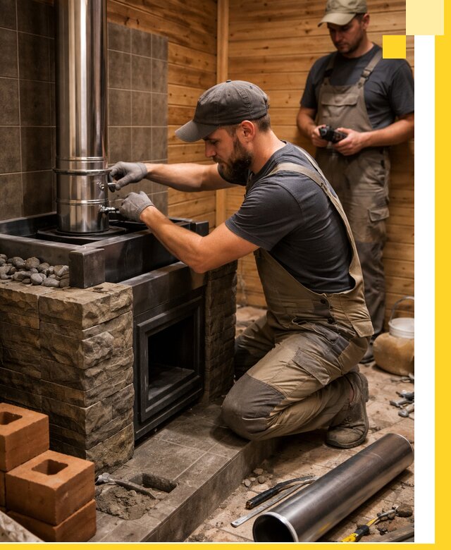 Изготовление и установка банных печей под ключ в Красноярске