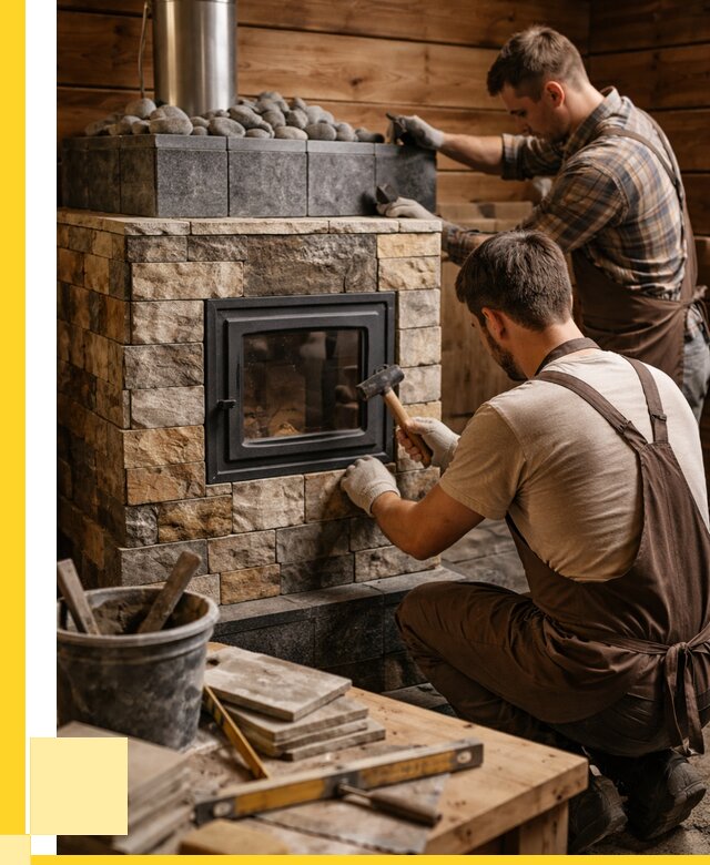 Облицовка банной печи в Красноярске от 15240 р. | ЭриданКрс