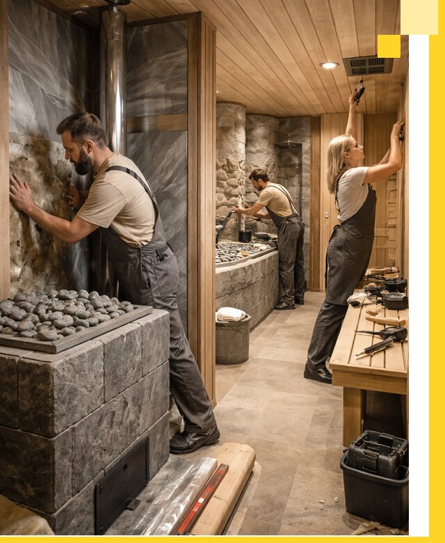 Строительство бань и SPA процедур в Красноярске под ключ и отделкой