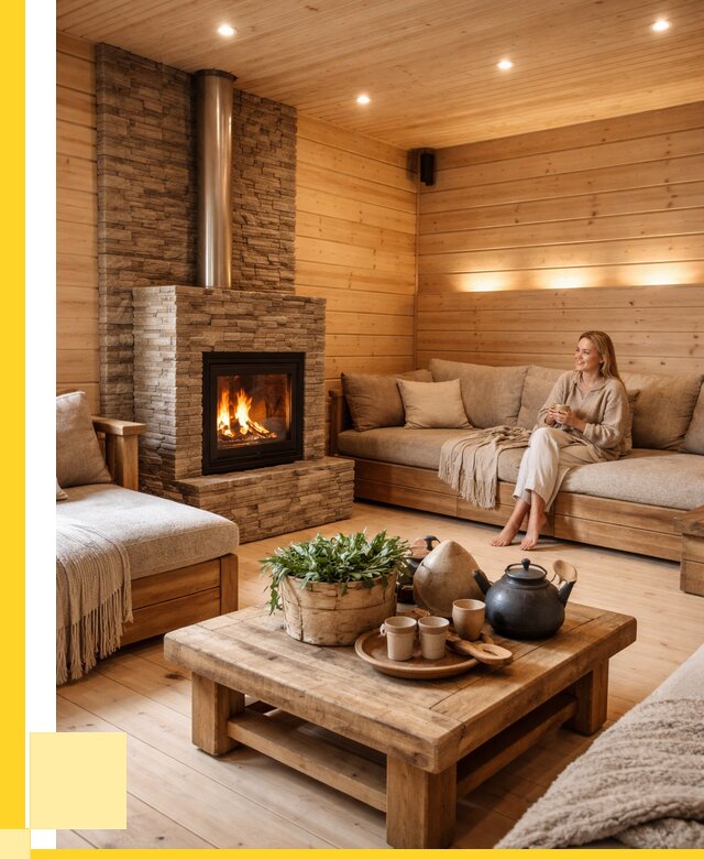 Проект бани с комнатой отдыха в Красноярске от 35560 р. | ЭриданКрс