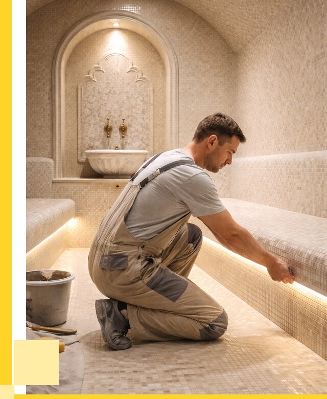 Отделка хамамов под ключ в Красноярске от 5588 р. | ЭриданКрс