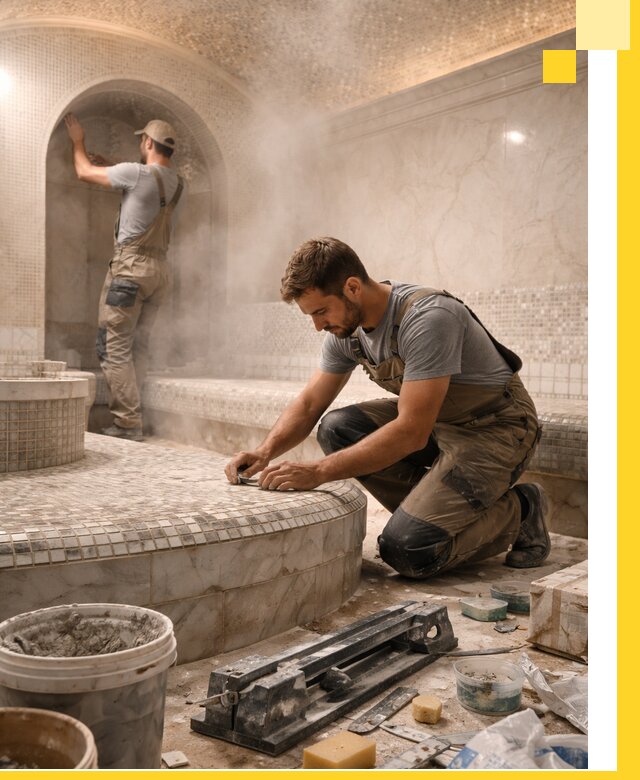 Профессиональный дизайн хамама и SPA под ключ в Красноярске