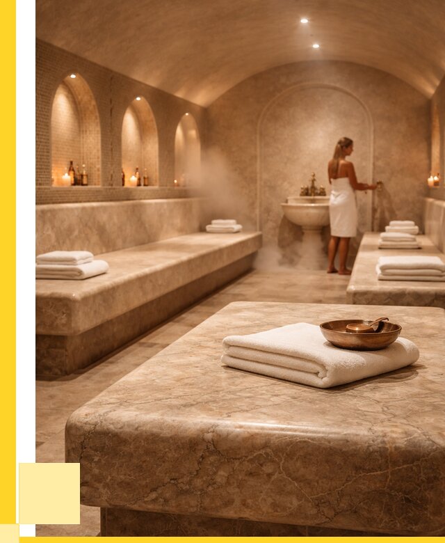 Лежаки для хамама в Красноярске под ключ от 35560 р. | ЭриданКрс