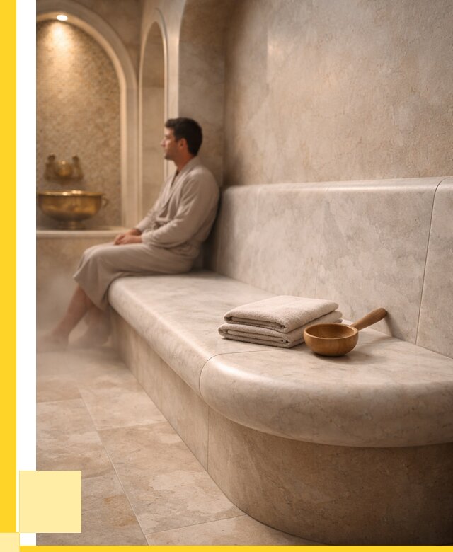 Сиденья для хамама в Красноярске под ключ от 12192 р. | ЭриданКрс