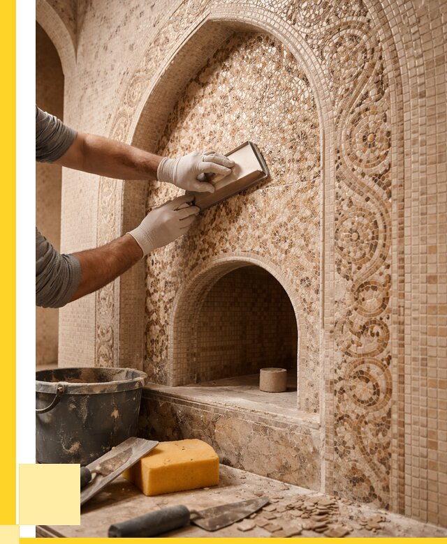 Мозаика для хамама в Красноярске под ключ от 5080 р. | ЭриданКрс