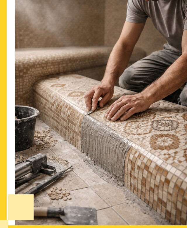 Плитка для хамама под ключ в Красноярске от 3556 р. | ЭриданКрс