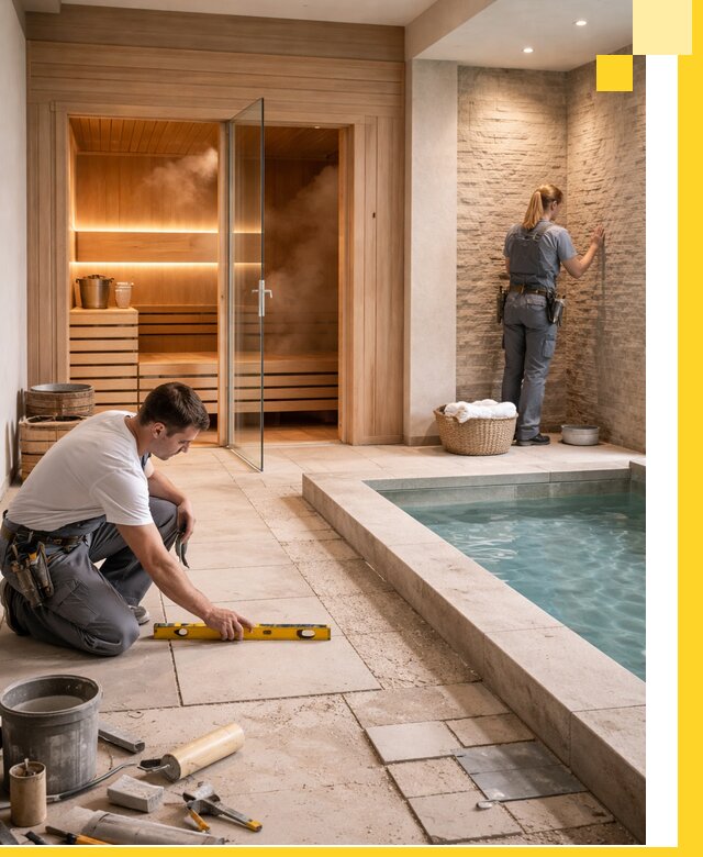 Комплексный дизайн и отделка интерьеров SPA под ключ в Красноярске